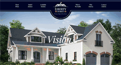 Desktop Screenshot of libertyhomesandbuilding.com